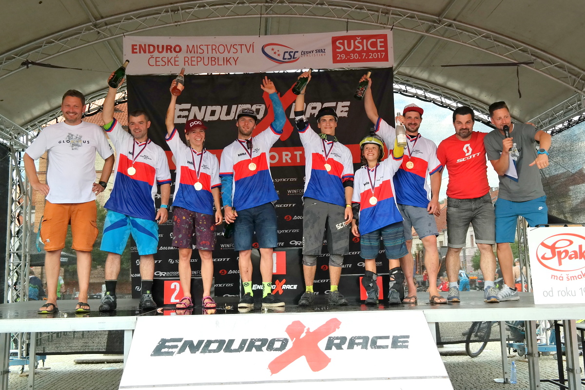 Enduro X Race 2017 - Stupně vítězů